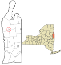 Thumbnail for File:Washington County New York incorporated and unincorporated areas Fort Ann (village) highlighted.svg