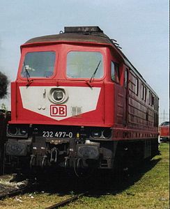 Dieselelektrische Lokomotive (deutsche Baureihe 232 „Ludmilla“)