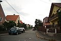 Čeština: Západní pohled do ulice Šumavského v Praze-Modřanech, Praha. English: West view of Šumavského street in Prague-Modřany, Prague.