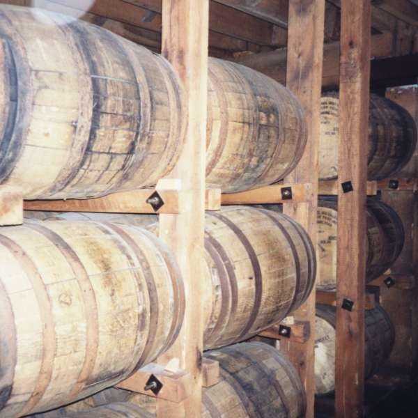 Whiskey being aged at Jack Daniel's Distillery in Lynchburg