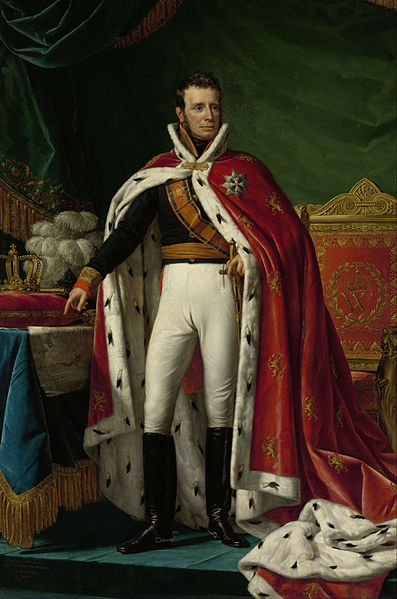 William in ceremonial robes, by Joseph Paelinck, 1819