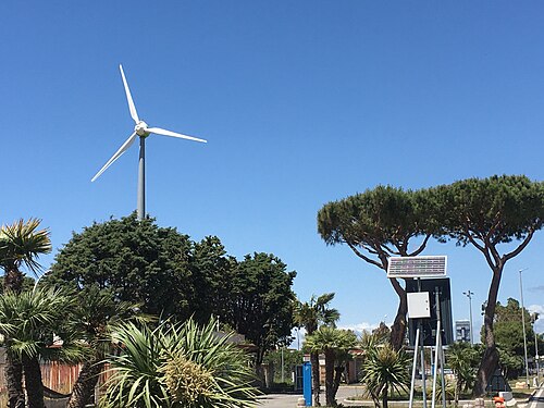 Wind Turbine in Rome