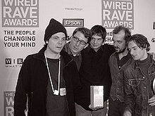 Wilco at the Wired Rave Awards in 2003 Wired Wilco.jpg