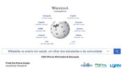 Thumbnail for File:XXXI Oficina Wikimedia &amp; Educação - Wikipédia no ensino em saúde um olhar dos estudantes e da comunidade.pdf