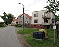 Čeština: Domy v Záluží. Okres Plzeň-jih, Česká republika.