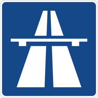 Autobahn national expressway in Germany