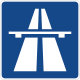 Zeichen 330 - Autobahn, StVO 1992.svg