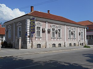 Main building for Pirot District in the past