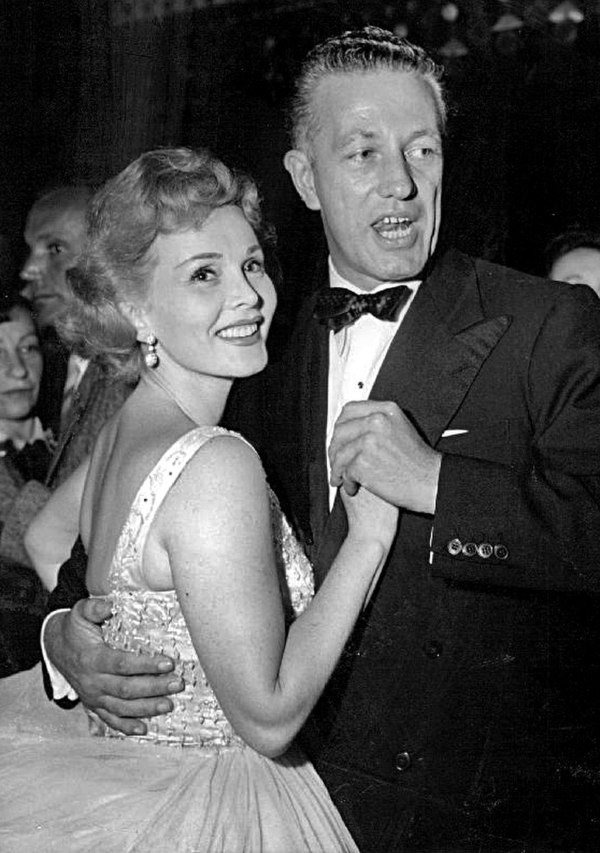 Ray with Zsa Zsa Gabor in 1953