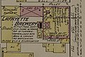 "LAFAYETTE BREWERY" in 1886 map detail, Sanborn Fire Insurance Map from San Francisco, San Francisco County, California. LOC sanborn00813 003-11 (cropped).jpg