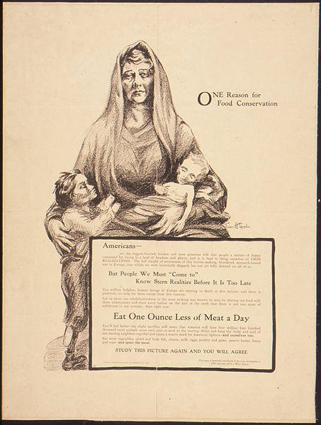 File:"One Reason for Food Conservation. Americans...But people We must "Come To" Know Stern Realities Before it is Too... - NARA - 512552.jpg