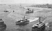 New York Harbor from the Brooklyn Bridge, 1893