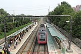 Sneltram in Kuanping Bridge Station