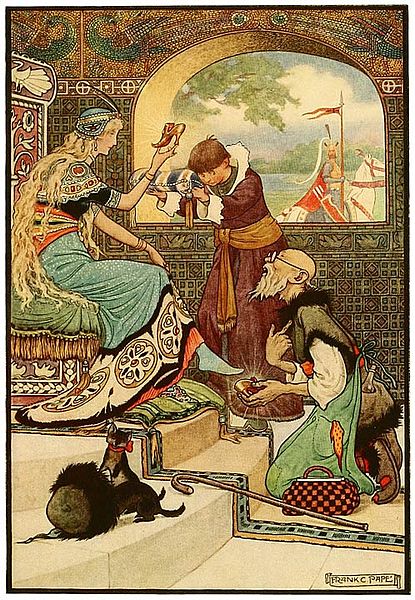 File:12 Oh, said the man, I am able to do everything. - Russian Fairy Book 1916, illustrator Frank C Pape.jpg