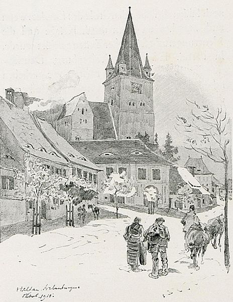 File:1916 - Albert Reich - Transilvania, biserica fortificata din Cisnadie p9.jpg