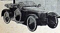 Douglas 10.5 h.p. 2/3 passenger Drop Head Coupe (Werkskarosserie) mit offenem Verdeck. Illustration vom November 1919.