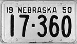 1950 Nebraska Kennzeichen 17-360.jpg