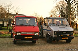 1993 Nissan Trade & 1983 Iveco Daily (12778769413).jpg