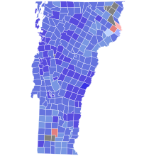 1994 Vermont gubernatorial election results map by municipality.svg