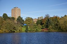 High Hall as it appeared just prior to demolition in 2013 20131110ChamberlainHall.jpg