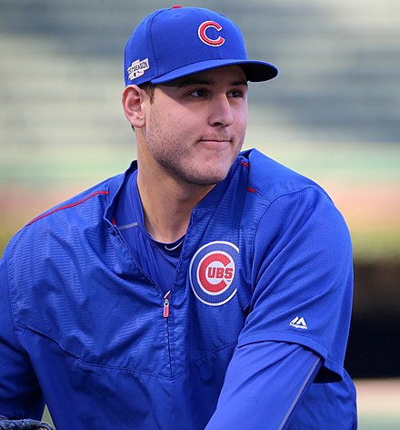 Anthony Rizzo, the active leader and 11th all-time in being hit by pitches