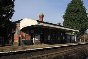 Bramley istasyonunda 2017 - platform 1.JPG
