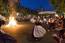 Feu de la Saint Jean.