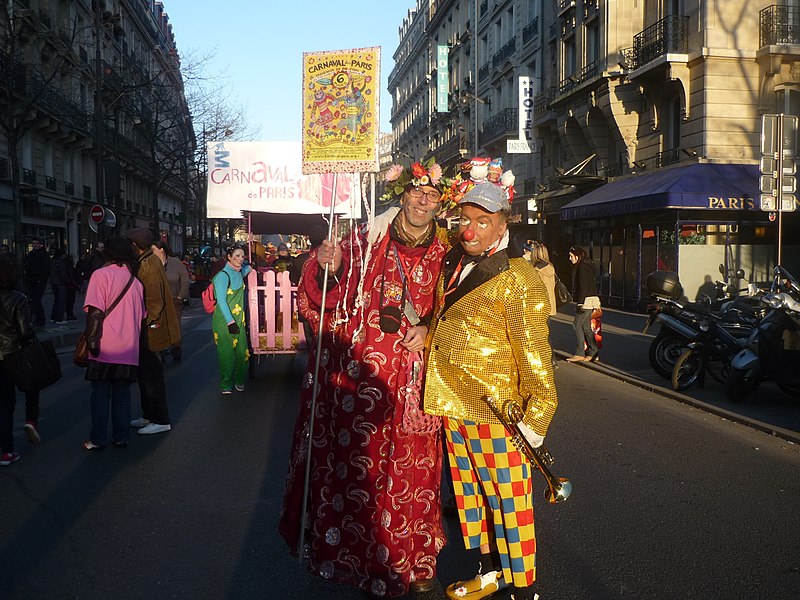 File:5 - Pat le Clown, fidèle du Carnaval de Paris, était là comme chaque année..JPG