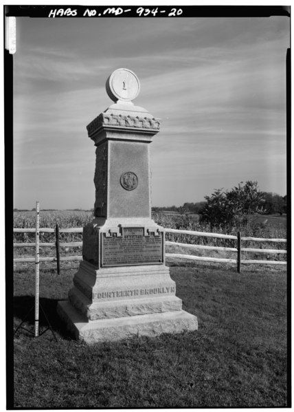 File:84TH NEW YORK VOLUNTEER INFANTRY (14TH BROOKLYN, N.Y.S. MILITIA) MONUMENT, NORTH SIDE OF CORNFIELD AVENUE - Antietam National Battlefield, Sharpsburg, Washington County, MD HABS MD,22-SHARP.V,9-20.tif