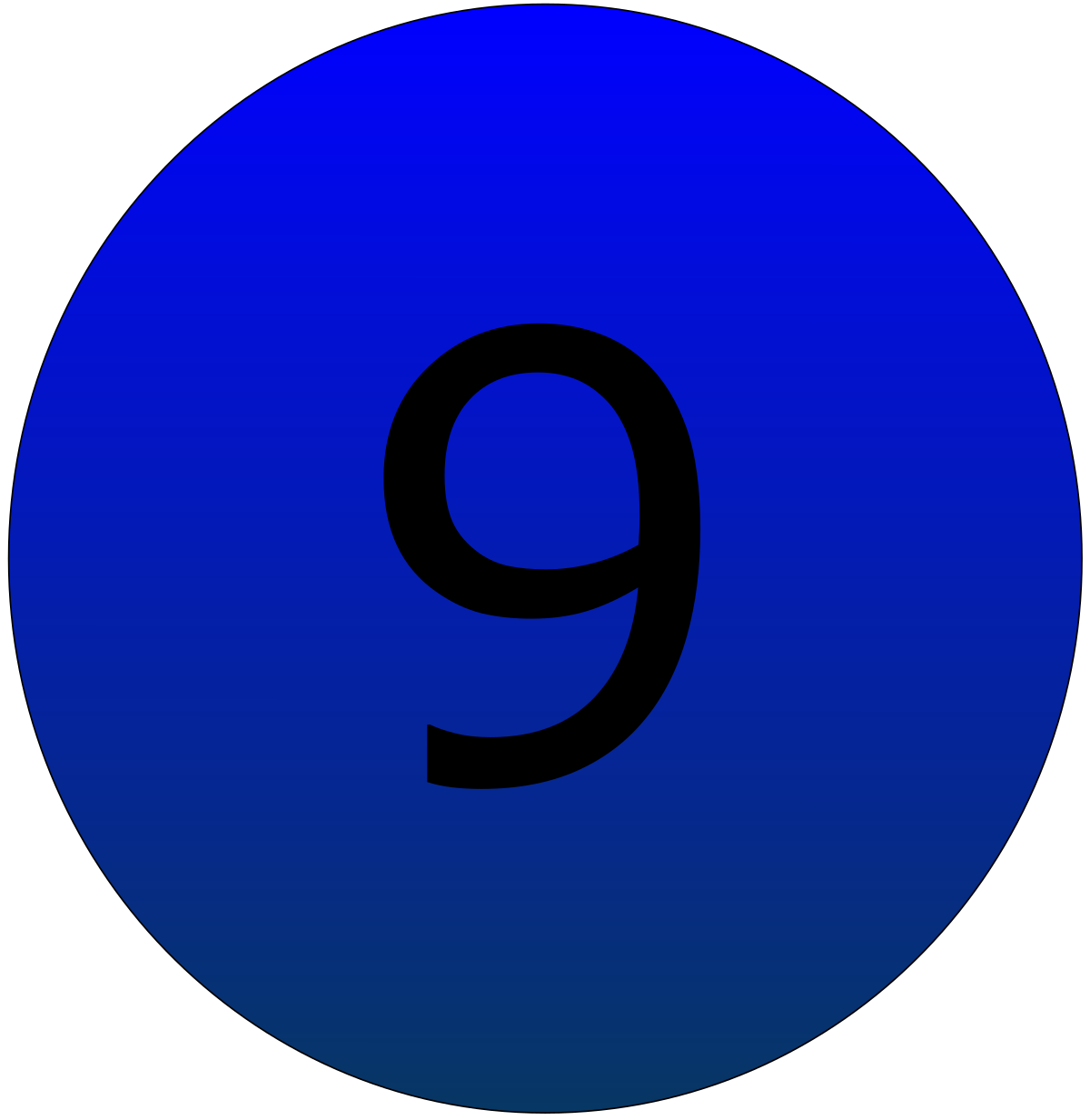 Синяя 9