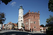 Polski: Ratusz Sandomierz Rynek This is a photo of an object of cultural heritage inscribed in the registry of the Świętokrzyskie Voivodeship with number 23/A.