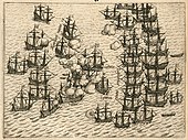 Flotte néerlandaise contre armada portugaise