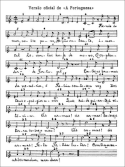 Official 1957 A Portuguesa version music sheet, A Portuguesa music sheet (1957 official).gif