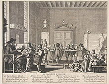 Abraham Bosse (1602–1676), Le Maître d'école.