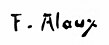 signature de François Alaux