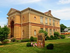 The library at Alexandria, Pennsylvania