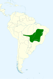 Alipiopsitta xanthops map.svg