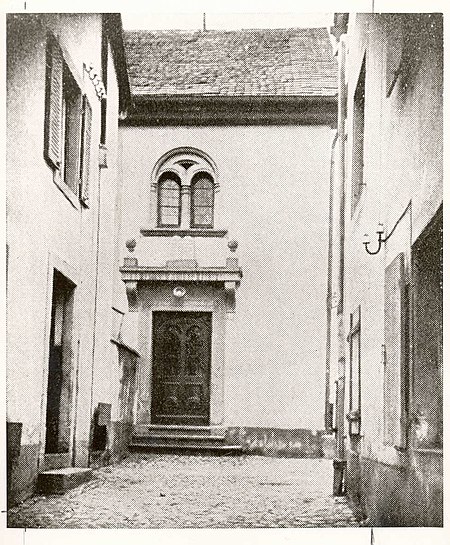 Alte Synagoge Lörrach Landesarchiv Baden Wuerttemberg Hauptstaatsarchiv Stuttgart EA 99 001 Bü 305 Nr. 1077