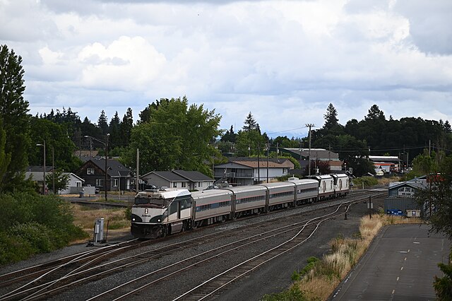 Horizon cars on the Amtrak Cascades No. 503 on June 18th, 2023