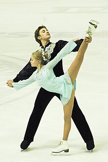 Anastasia Martiusheva and Alexei Rogonov compete at the Golden Spin of Zagreb. Anastasia Martiusheva and Alexei Rogonov, first place on 43. Golden Spin of Zagreb.jpg