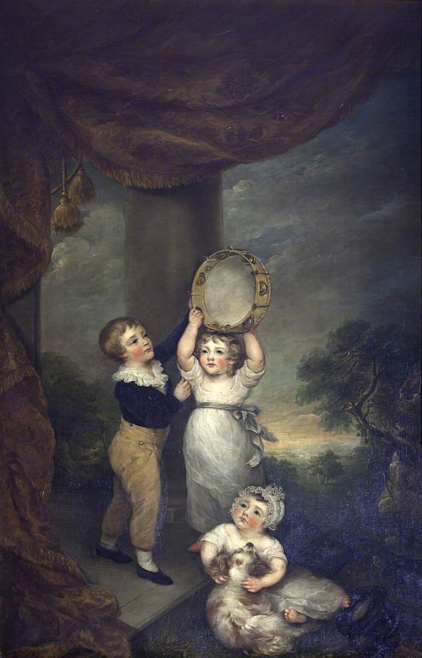 Anne Margaret Coke, Viscountess Anson, Thomas William Anson, Anne Margaret Anson, and George Anson, as Children, Shugborough Hall, National Trust