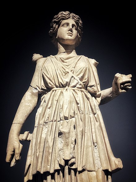 Artemis statue in the Antalya Museum.