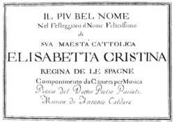 Antonio Caldara - Il più bel nome - title page.png