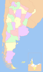 Miniatura para Organización territorial de Argentina