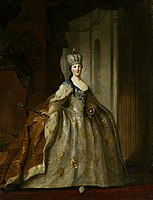 Coronation portrait of Catherine II by Ivan Argunov (1760s, National Museum in Warsaw)