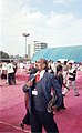 Lenin impersonator in at the 2003 Asian Social Forum, Hyderabad, India