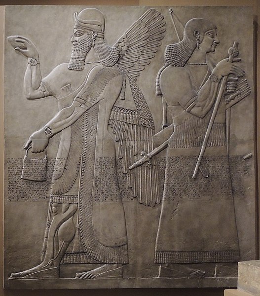 File:Assirian relief 03 in Pushkin museum 01 by shakko.jpg