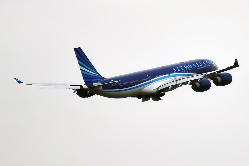 File:Azerbaijan Airlines, 4K-AZ86, Airbus A340-542 (49566819921).jpg