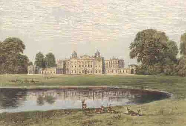 Badminton House in Gloucestershire: features of the Brownian landscape at full maturity in the 19th century