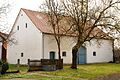 Pfarrstadel der katholischen Pfarrei St. Johannes in Baisweil, Landkreis Ostallgäu, Regierungsbezirk Schwaben, Bayern. Gebäude als Baudenkmal unter Aktennummer D-7-77-114-5 in der Bayerischen Denkmalliste aufgeführt.